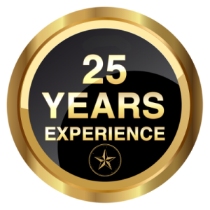 25 years pest control experience badge